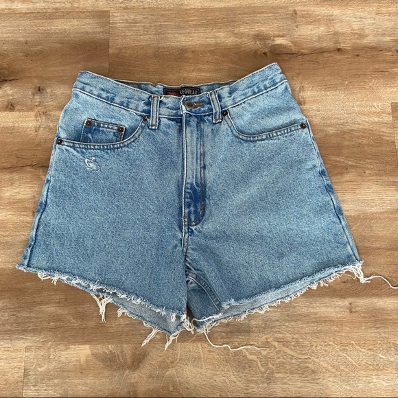 Route 66 Pants - Vintage mom jean Route 66 cut off shorts highrise